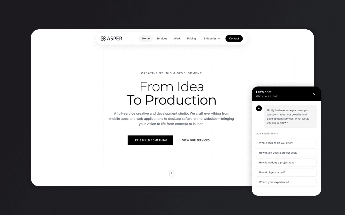 Asper project preview