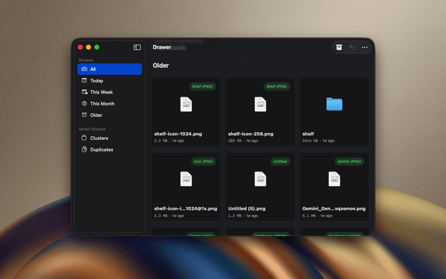 Drawer preview
